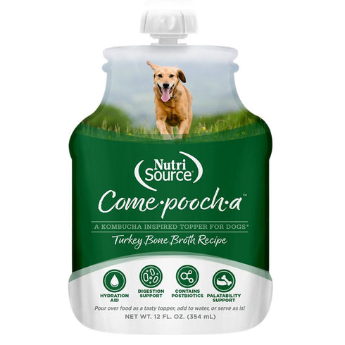 Nutrisource Come-Pooch-A Turkey Bone Broth for Dogs 12oz - Poudre Pet and Feed Supply